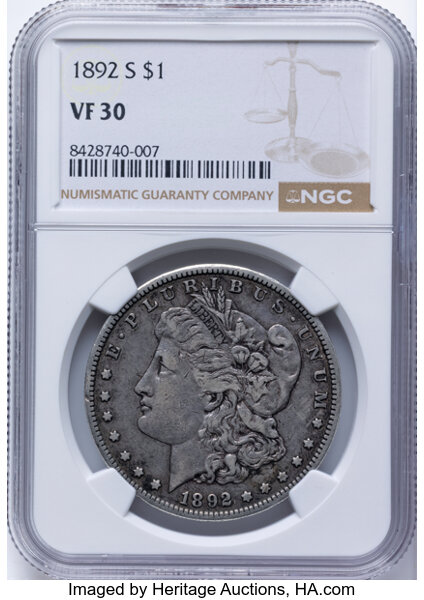 1892-S $1  Doubled 892 Polished, VAM-14 MS thumbnail 4