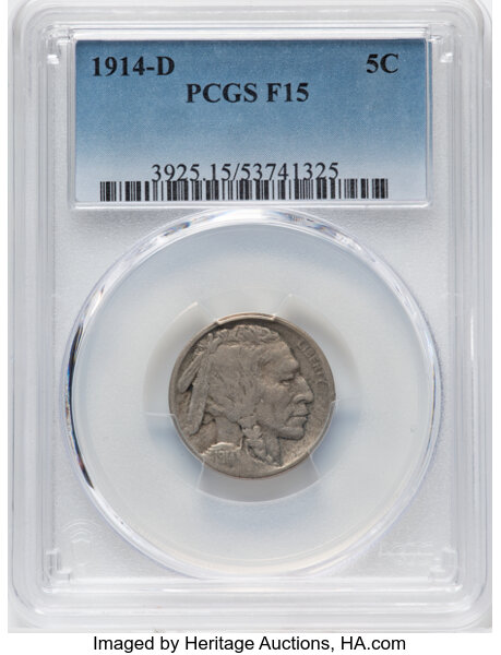 1914-D 5c MS thumbnail 4