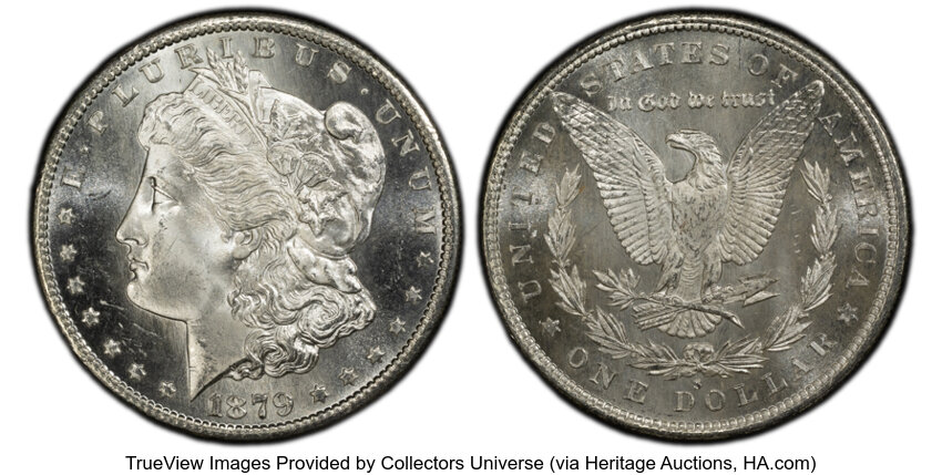 1879-S $1  Doubled Cap Top, Clashed, VAM-151A MS thumbnail 8