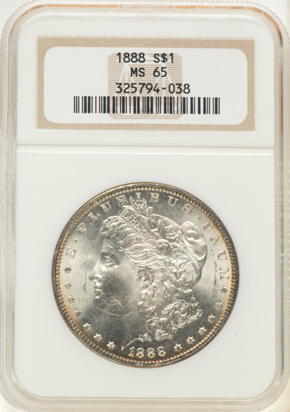 1888 $1  Doubled PLURIBUS, VAM-32 MS thumbnail 4
