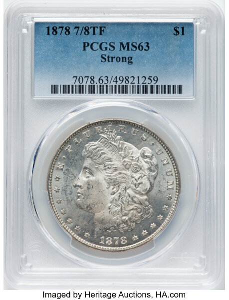 1878 7/8TF $1  Weak, 7/4, VAM-34 MS thumbnail 6