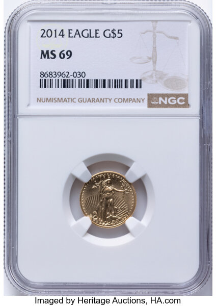 2014 $5  Gold Eagle MS thumbnail 9