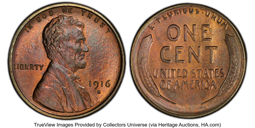 1916-S 1c MS BN thumbnail 4