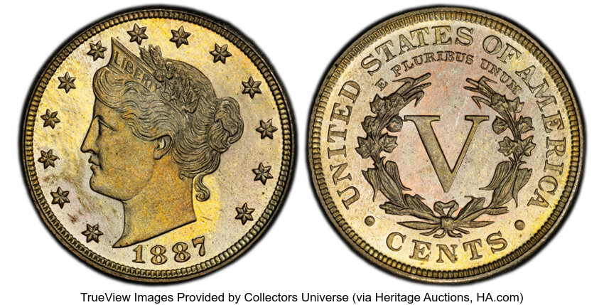 1887 5c PR thumbnail 3