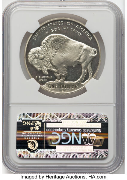 2001-P S$1 American Buffalo PR DCAM OGP thumbnail 24