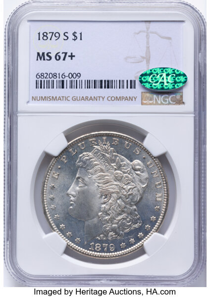 1879-S $1  Doubled Cap Top, Clashed, VAM-151A MS thumbnail 9