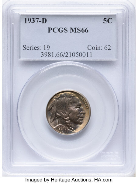 1937-D 5c MS thumbnail 5