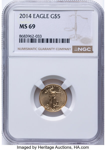 2014 $5  Gold Eagle MS thumbnail 11