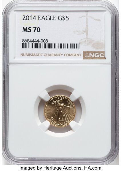 2014 $5  Gold Eagle MS thumbnail 8