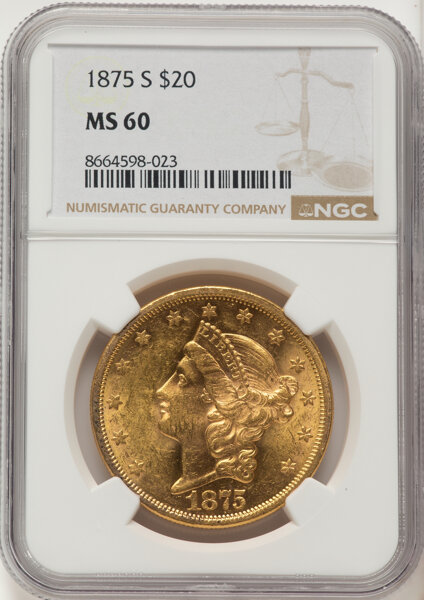 1875-S $20  MS thumbnail 3