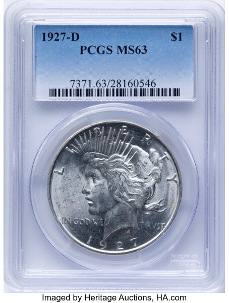 1927-D $1  MS thumbnail 6