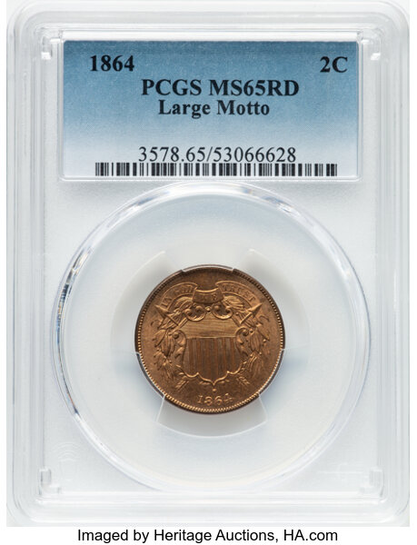 2-Cent Piece Set 2c no 1867 DDO, 10 Coins MS RD thumbnail 17