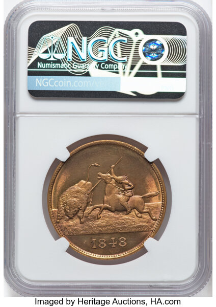 1898 SC$1 Trans Miss Expo, Official, Brass, HK-283 MS thumbnail 5
