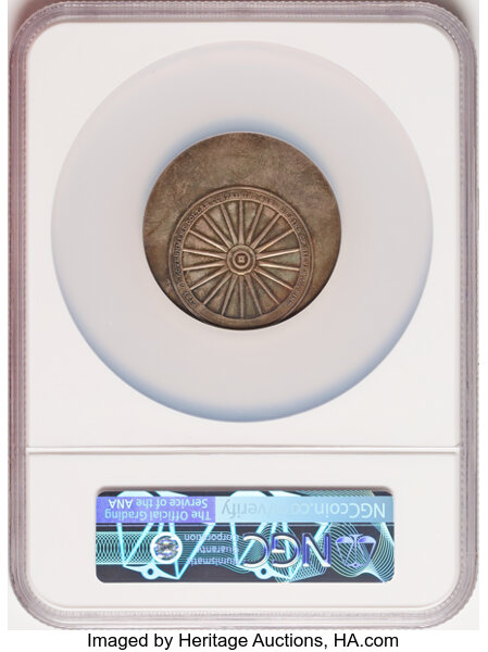 1896 Sep 16 SC$1 Bryant Dollar, 823 gr, 9 lines, Silver, HK-780 MS thumbnail 5