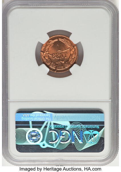 1861 (1961) 1c CSA, Bashlow Restrike, Copper MS RD thumbnail 7