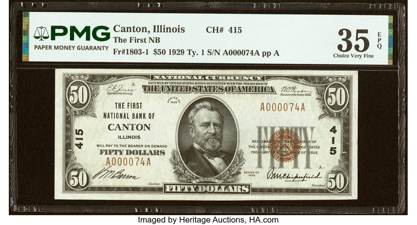1929 $50  Type 1 (Fr. 1803-1) thumbnail 3