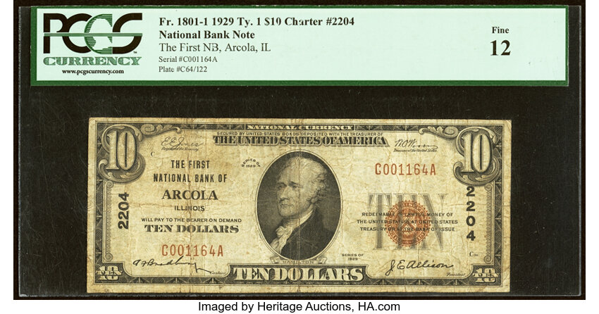 1929 $10  Type 1 (Fr. 1801-1) thumbnail 5