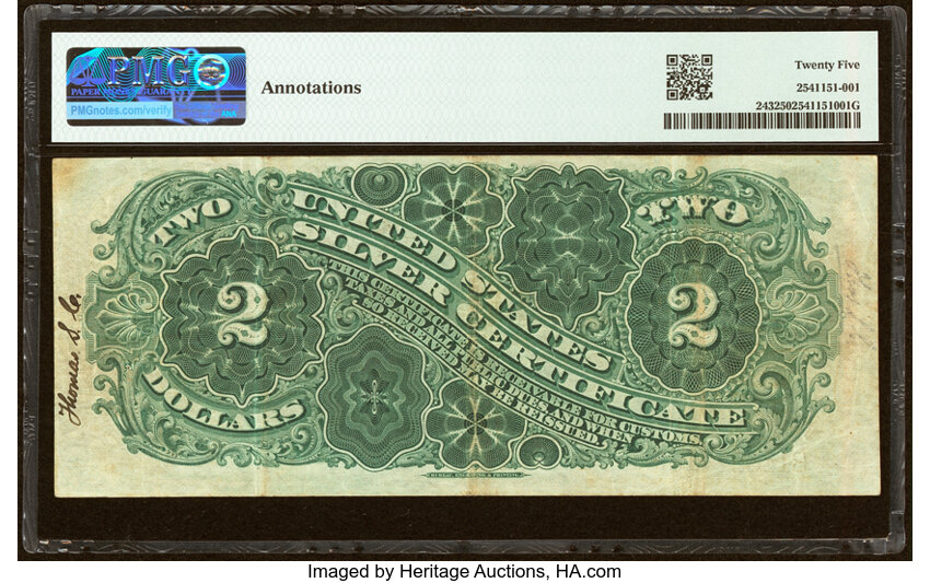 1886 $2  (Fr. 243) thumbnail 7