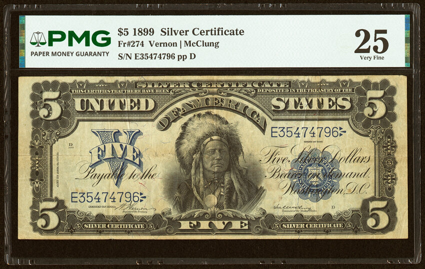 1899 $5  (Fr. 274) thumbnail 2
