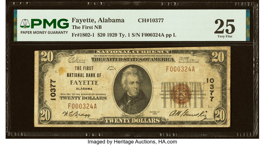 1929 $20  Type 1 (Fr. 1802-1) thumbnail 11