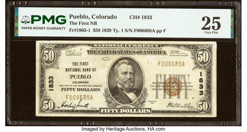 1929 $50  Type 1 (Fr. 1803-1) thumbnail 2