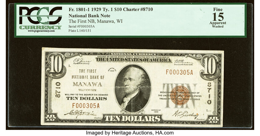 1929 $10  Type 1 (Fr. 1801-1) thumbnail 2