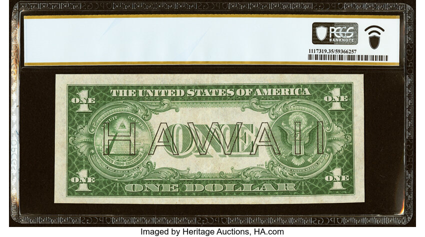 1935A $1  Hawaiian, Star Replacement (Fr. 2300*) thumbnail 11