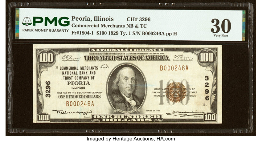 1929 $100  Type 1 (Fr. 1804-1) thumbnail 5