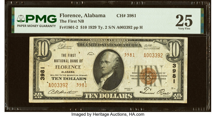 1929 $10  Type 2 (Fr. 1801-2) thumbnail 6