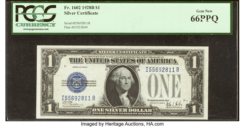 1928B $1  (Fr. 1602) thumbnail 2