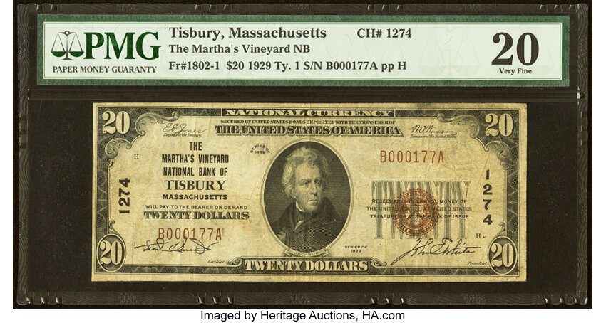 1929 $20  Type 1 (Fr. 1802-1) thumbnail 17