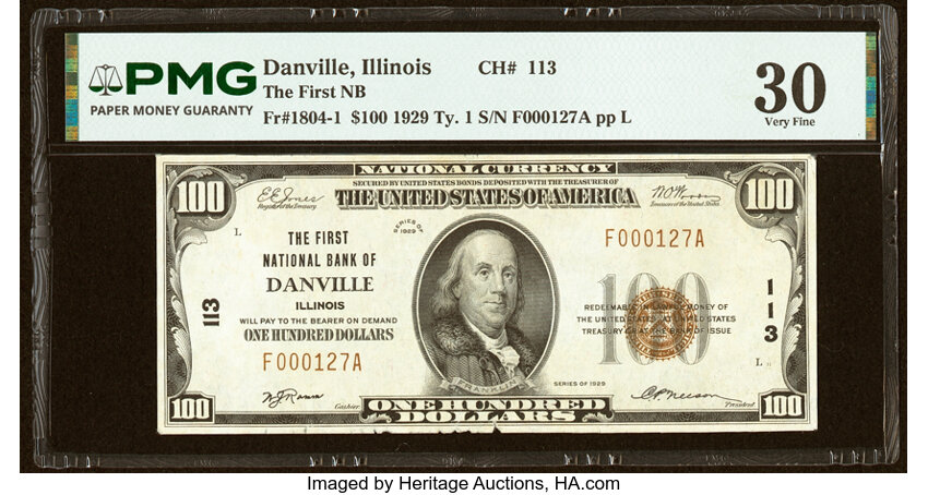 1929 $100  Type 1 (Fr. 1804-1) thumbnail 4