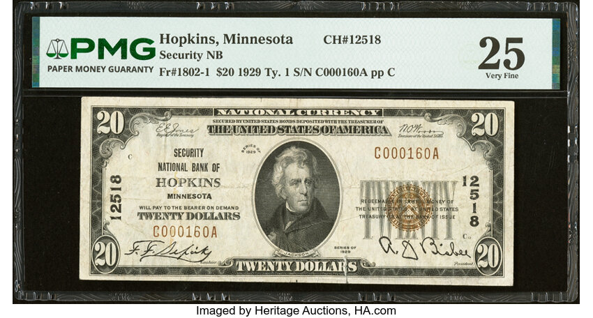 1929 $20  Type 1 (Fr. 1802-1) thumbnail 14
