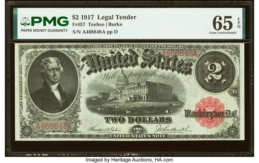 1917 $2  (Fr. 57) thumbnail 2