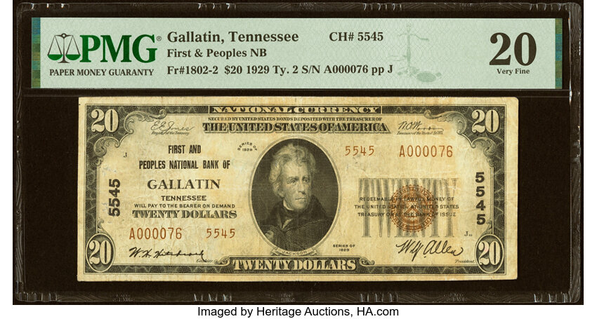 1929 $20  Type 2 (Fr. 1802-2) thumbnail 4
