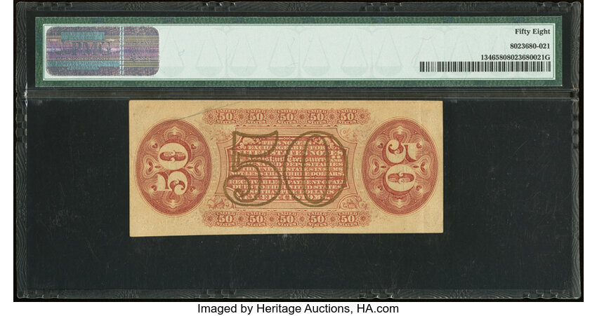 50c Seated Figure of Justice (Fr. 1346) thumbnail 3
