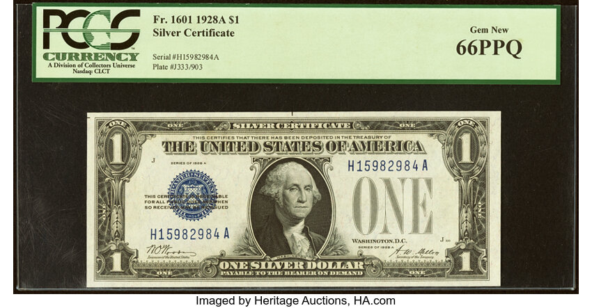 1928A $1  (Fr. 1601) thumbnail 2