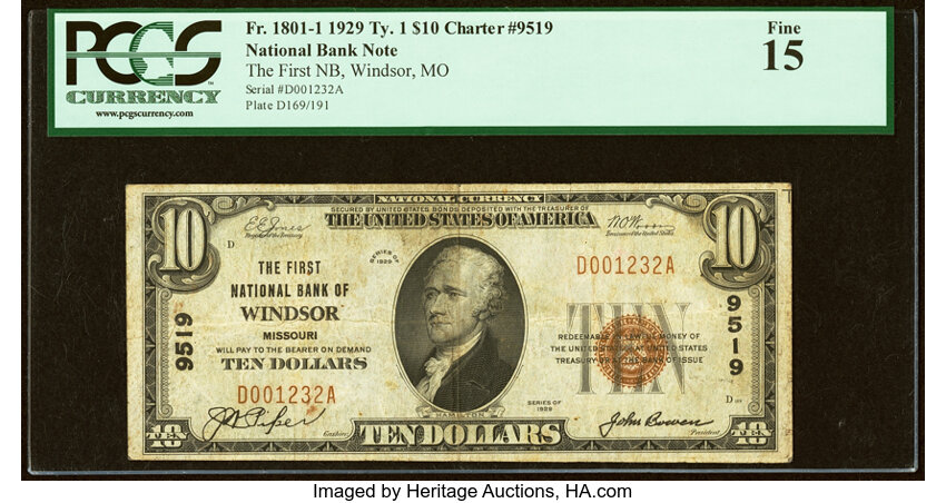 1929 $10  Type 1 (Fr. 1801-1) thumbnail 6