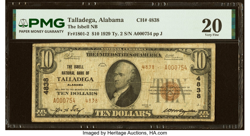 1929 $10  Type 2 (Fr. 1801-2) thumbnail 5