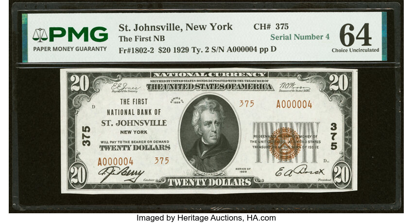 1929 $20  Type 2 (Fr. 1802-2) thumbnail 2