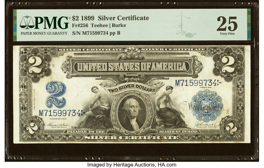 1899 $2  (Fr. 256) thumbnail 2
