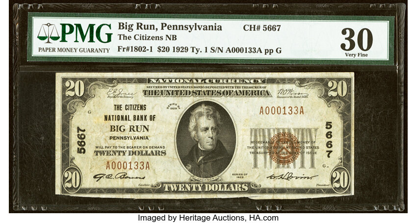 1929 $20  Type 1 (Fr. 1802-1) thumbnail 4