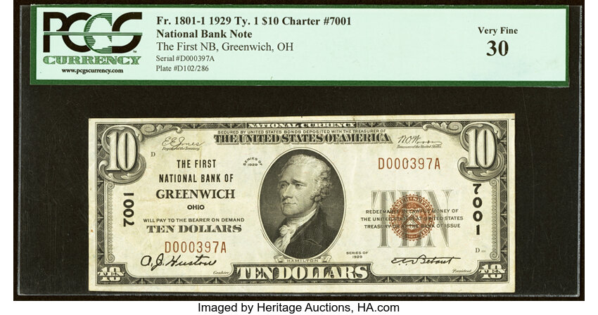 1929 $10  Type 1 (Fr. 1801-1) thumbnail 3