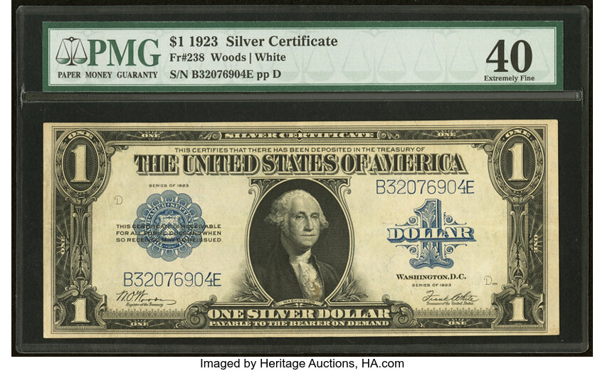 1923 $1  (Fr. 238) thumbnail 2