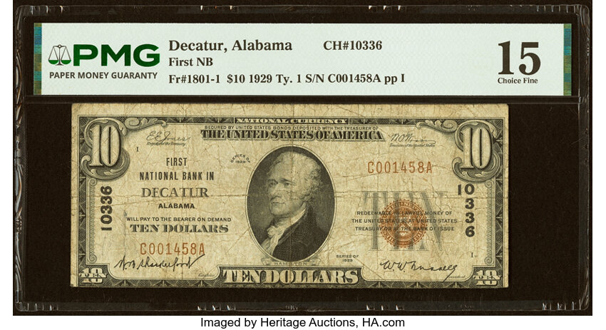 1929 $10  Type 1 (Fr. 1801-1) thumbnail 8
