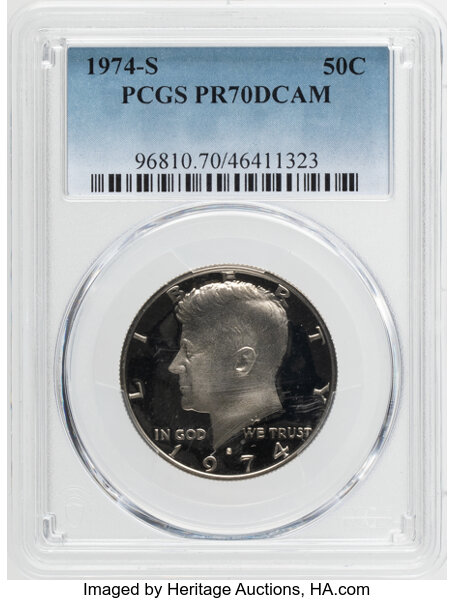 1974-S 50c PR DCAM thumbnail 4