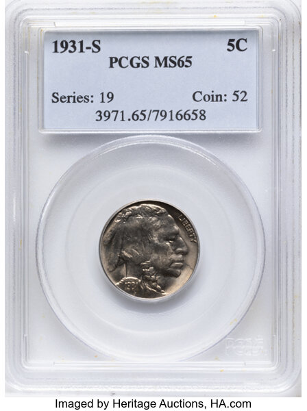 1931-S 5c MS thumbnail 3