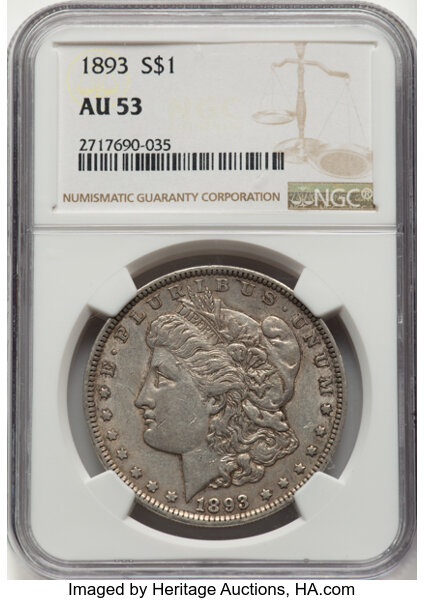 1893 $1  MS thumbnail 3
