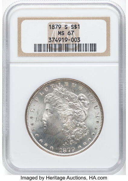 1879-S $1  Doubled Cap Top, Clashed, VAM-151A MS thumbnail 5