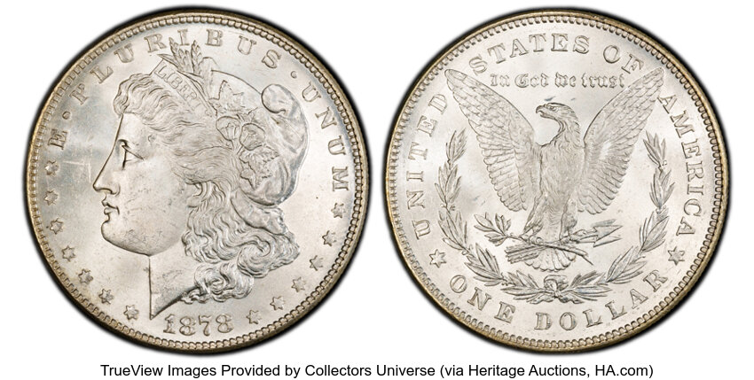 1878 7/8TF $1  Strong, 7/5, VAM-38 MS thumbnail 5